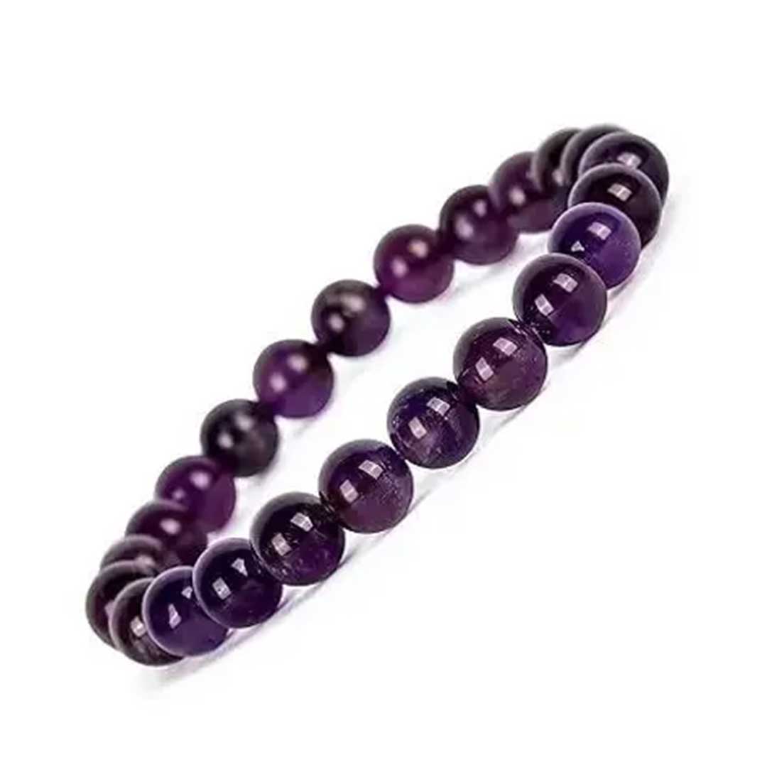 Amethyst Crystal Bracelet – Natural Healing Stone for Calmness & Style