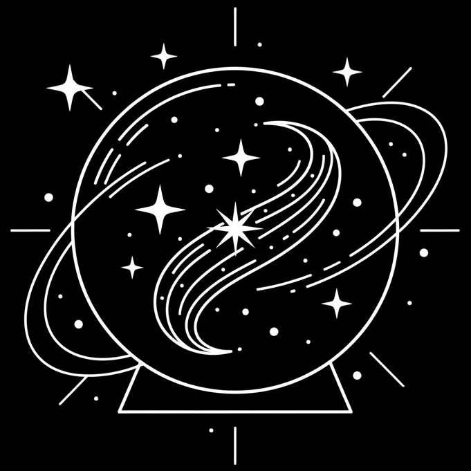 minimal-line-icon-of-a-crystal-ball-with-stars-and-cosmic-energy-lines-around-it-astrology-theme-clean-white-outline-modern-vector-style-black-background-thin-stroke-premium-minimal-d